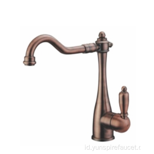 Faucet dapur mixer wastafel kuningan